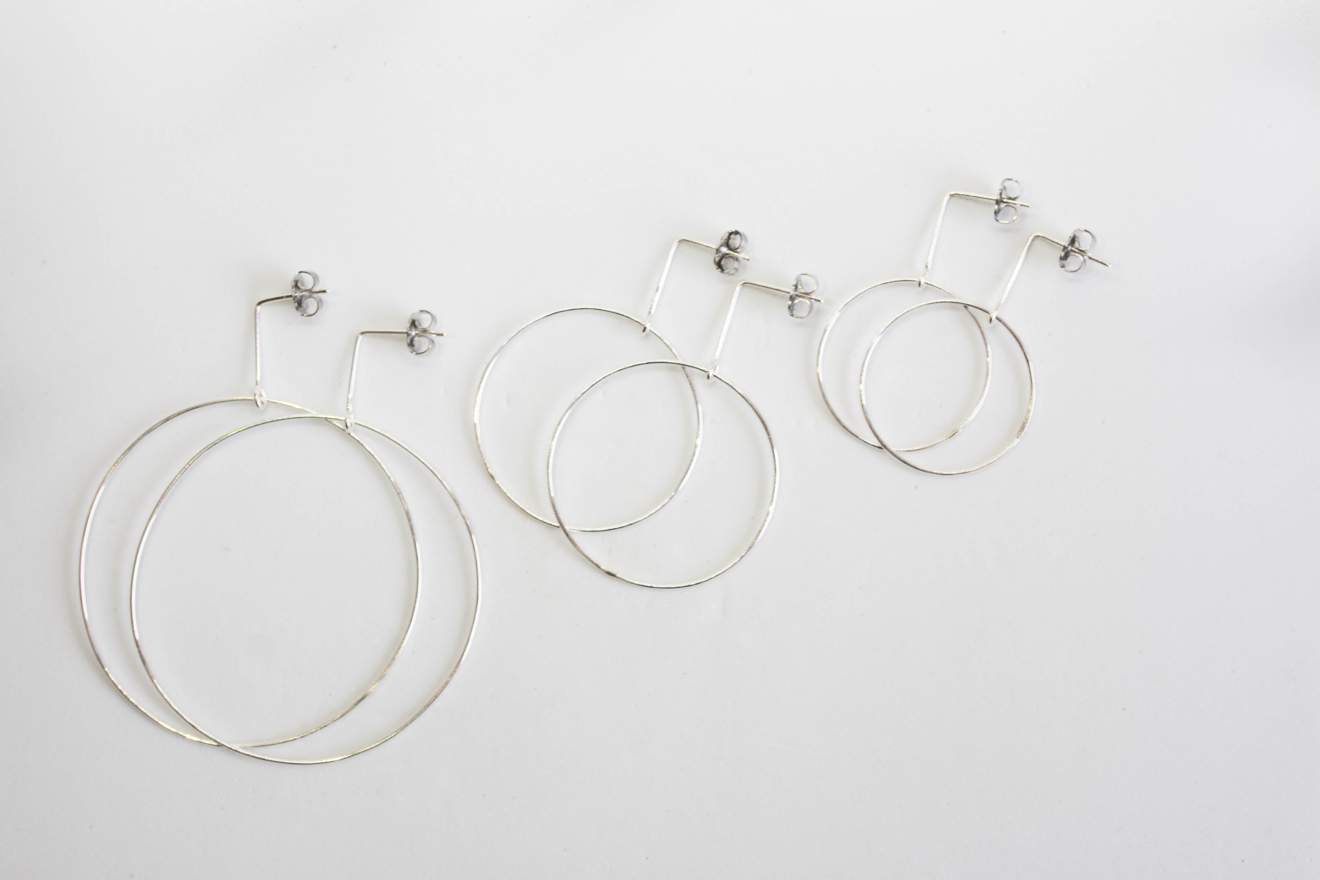 Crow and Stone Hoops